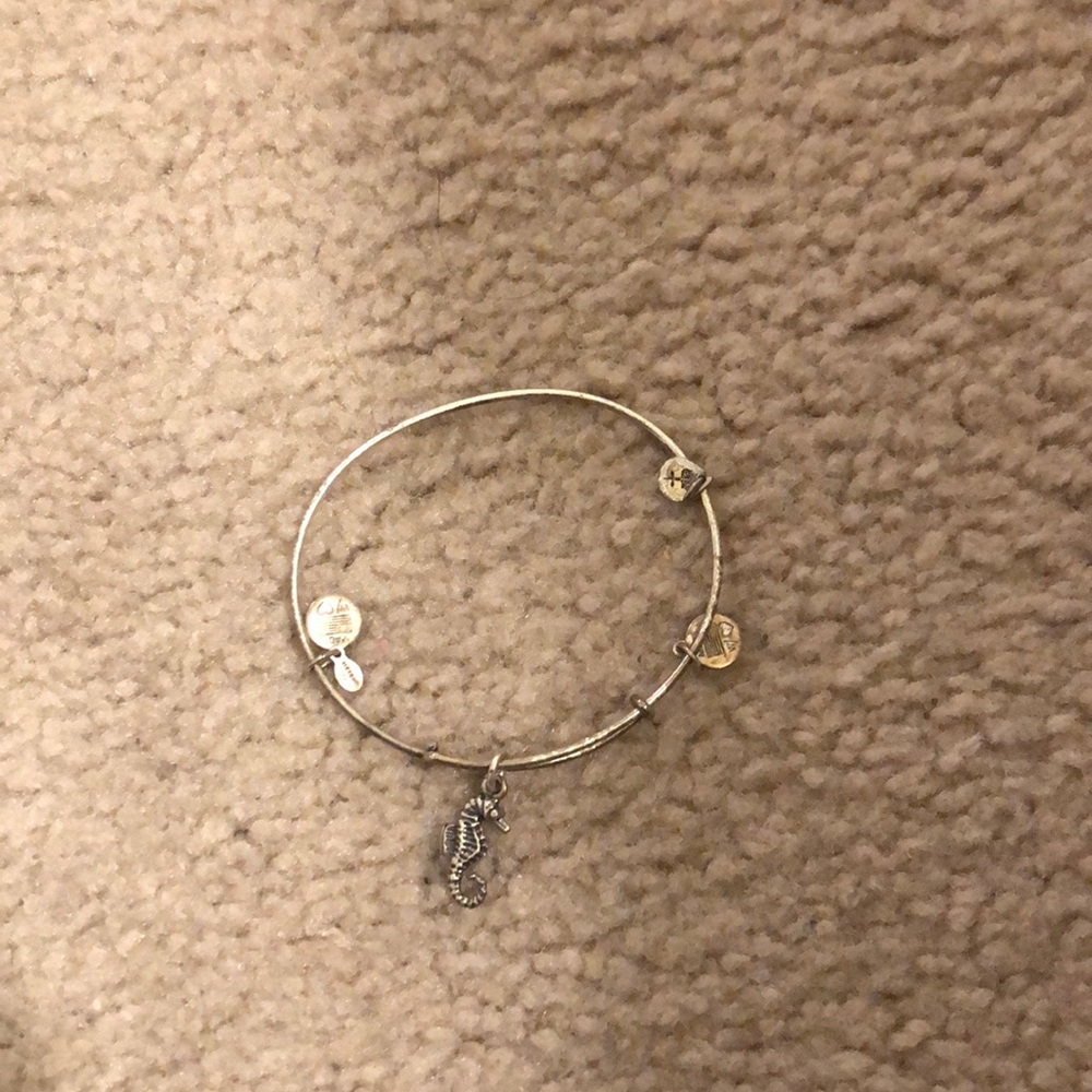 Silver Seahorse Alex and Ani Bracelet